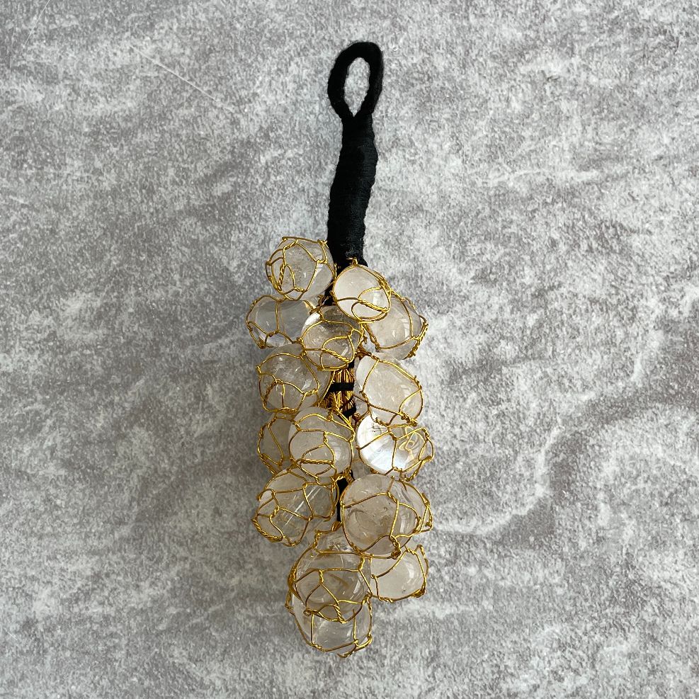 Mini Tumble Hanger - Clear Quartz Mini Tumble Hanger - Clear Quartz